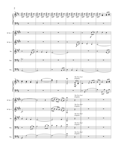 Fantasia For Christmas Brass Organ Page 2