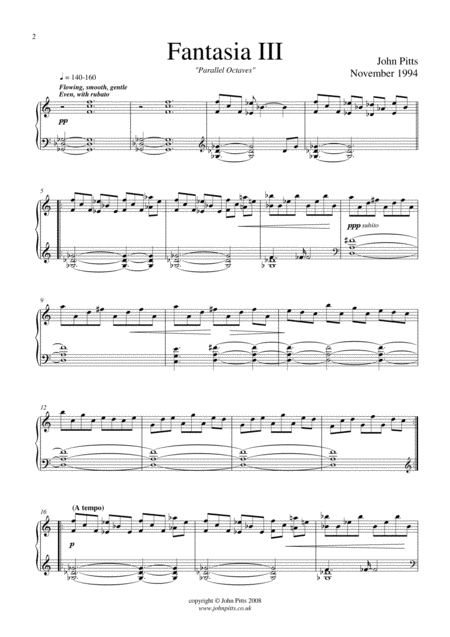 Fantasia Iii Parallel Octaves 1994 Page 2