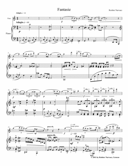 Fantasie For Flute And Piano Page 2