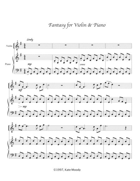 Fantasy For Violin Piano Page 2