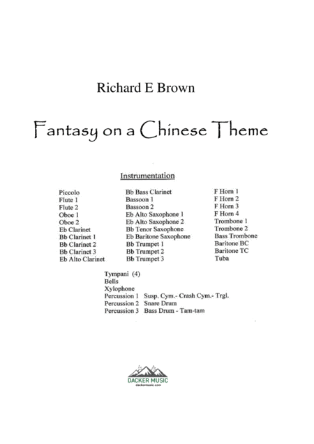 Fantasy On A Chinese Theme Page 2
