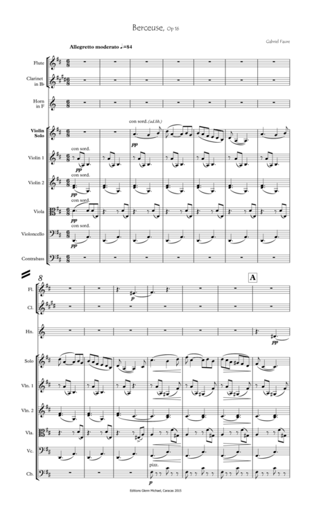 Faure Berceuse For Violin Page 2