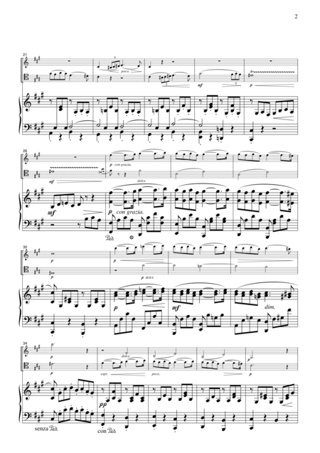 Faure Pavane For Piano Trio Pf001 Page 2