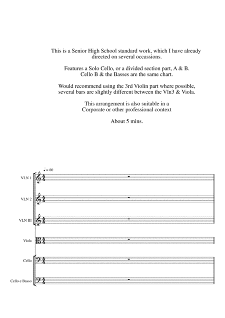 Faure Pavane String Chamber Orchestra Intermediate To Professional Ensemble Page 2