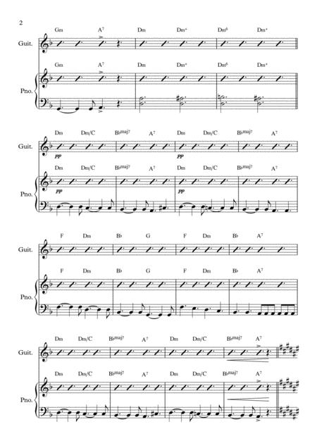 Feeling Good Arrangement For Accompaniment In Dm For Guitar Piano Page 2