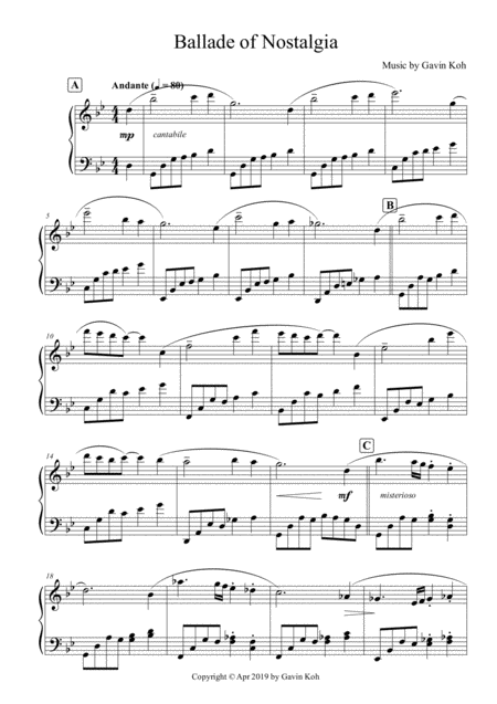 Feldeinsamkeit Op 86 No 2 D Major Bass Clef Page 2