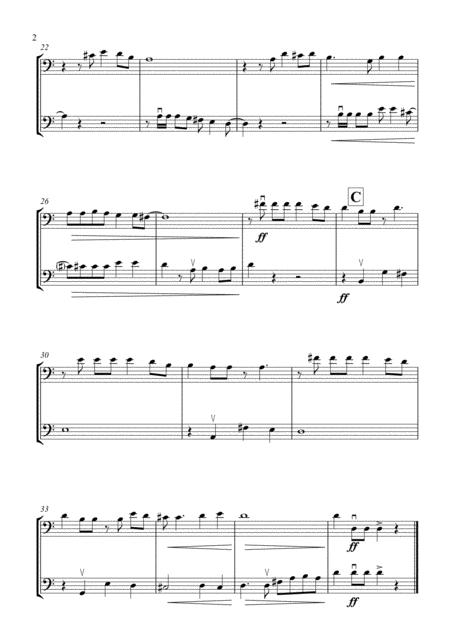 Feliz Navidad For Violoncello Duet Page 2