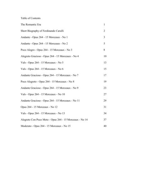 Ferdinando Carulli Book 1 15 Morceaux Second Edition In Tablature And Modern Notation For Baritone Ukulele Page 2