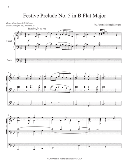 Festive Prelude No 5 For Organ Page 2