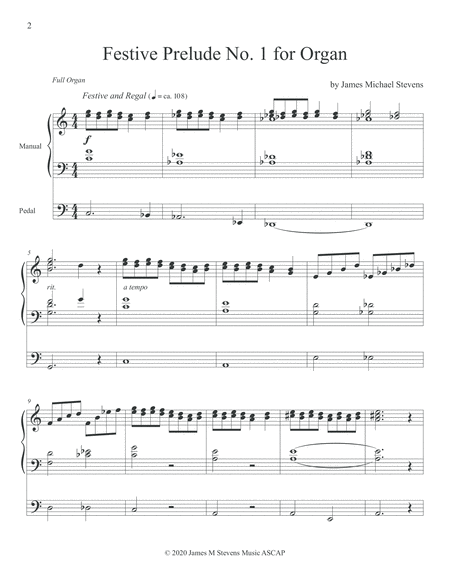 Festive Preludes Nos 1 5 For Organ Page 2