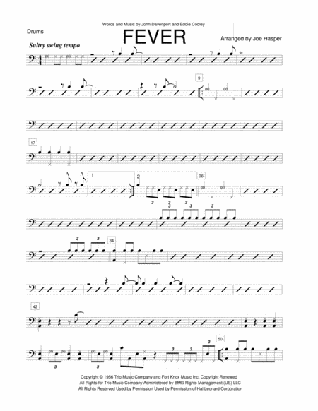 Fever Vocal Solo Five Horns And Rhythm Section Page 2