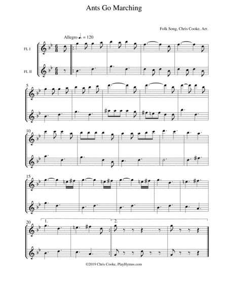 Fifteen Flute Folk Song Duets Page 2