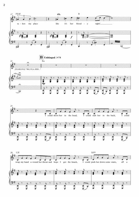 Fifty Ways To Kill My Lover Lover Solo From After It Rains A New Musical Page 2