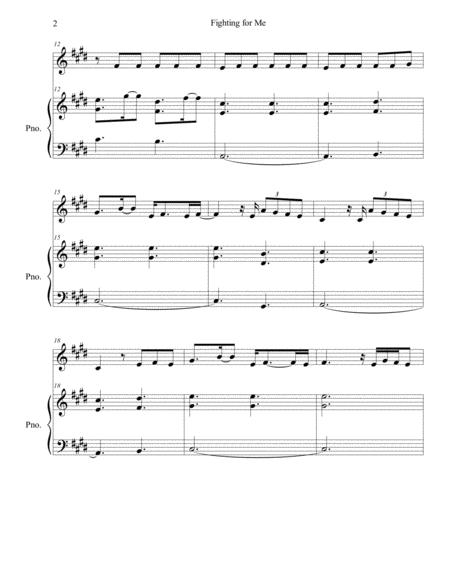 Fighting For Me Ethan Hulse Sheet Music Piano Version Page 2