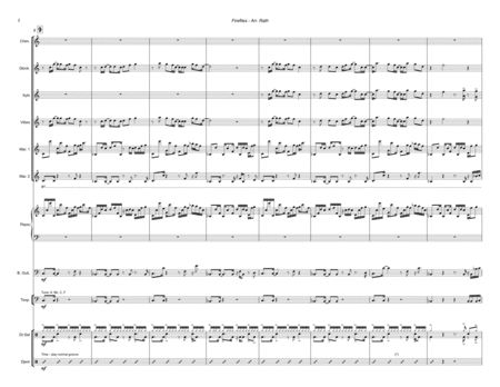 Fireflies For Percussion Ensemble Page 2