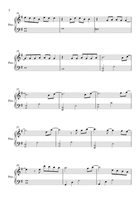 Firework G Major By Katy Perry Easy Piano Page 2