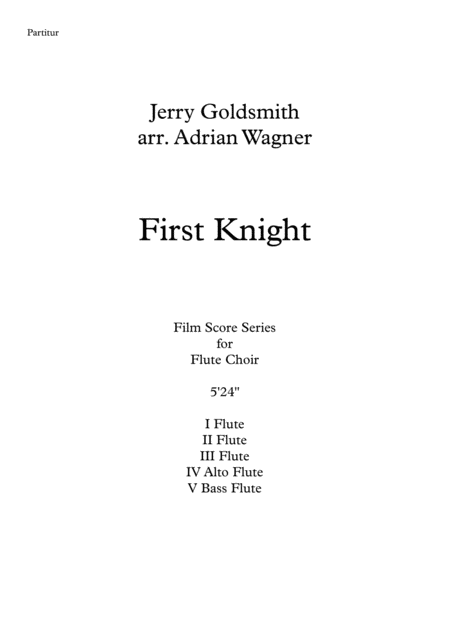 First Knight Jerry Goldsmith Flute Choir Arr Adrian Wagner Page 2