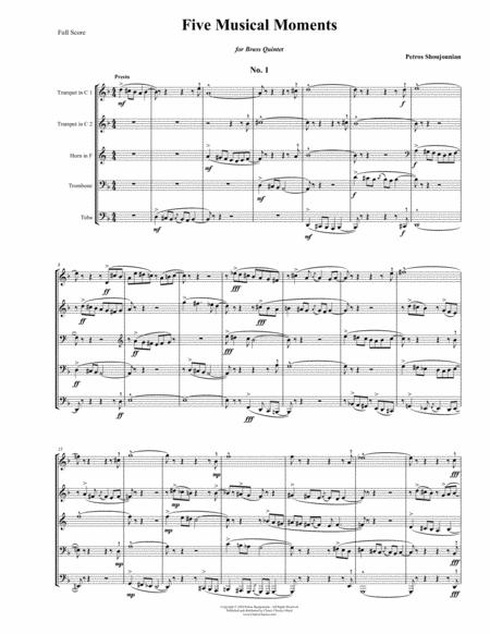 Five Musical Moments For Brass Quintet Page 2