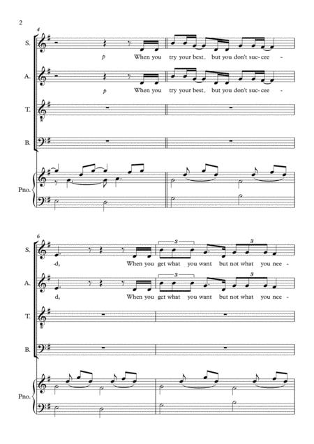 Fix You Lovely Satb Piano Page 2