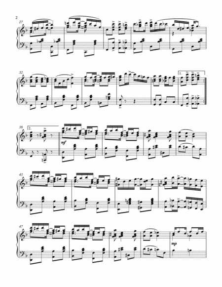 Flakey A Ragtime Two Step Page 2