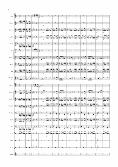 Flamenco Fantastico For Concert Band Page 2