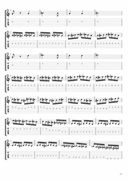 Flight Of The Bumblebee For Flatpicking Guitar Page 2