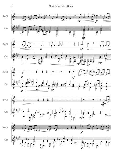 Flower Duet Clarinet And Piano Page 2