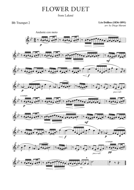 Flower Duet For Brass Quartet Page 2