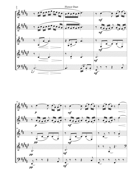 Flower Duet From Lakme Wind Quintet Page 2