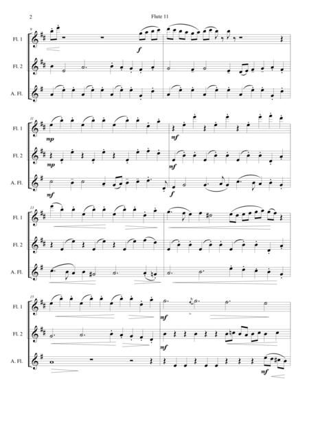 Flute 11 For Flute Trio Page 2