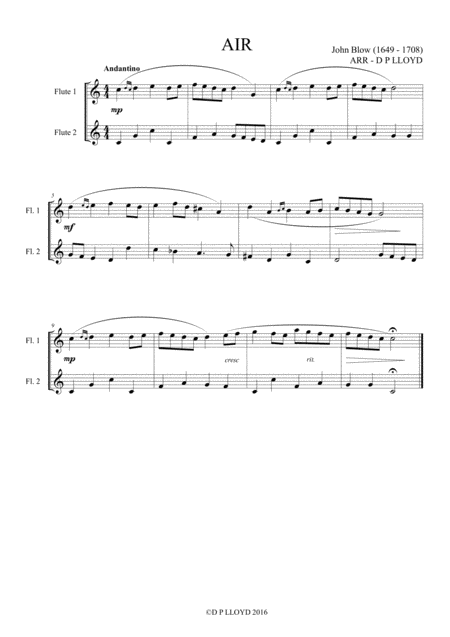 Flute Duets 10 Baroque Duets Volume 1 Page 2