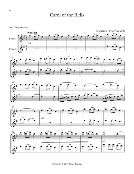 Flute Duets For Christmas Vol I Page 2