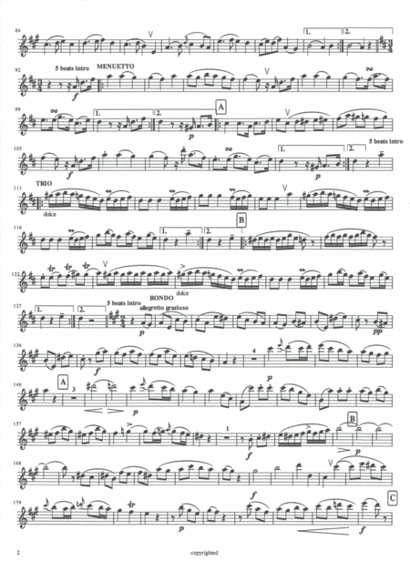 Flute Quartet In Amaj Kv298 Page 2