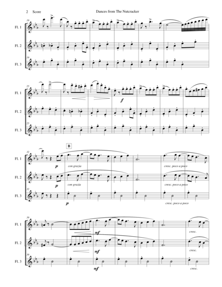 Flute Trio Four Dances From The Nutcracker Page 2