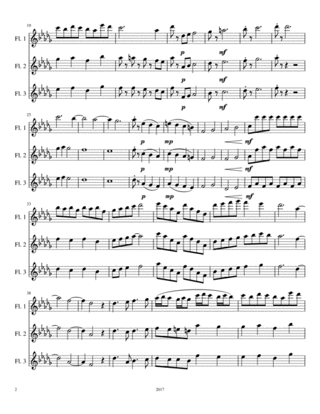 Flute Trio In D Flat Major Page 2