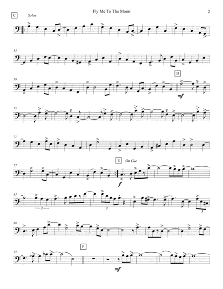 Fly Me To The Moon Bass Page 2