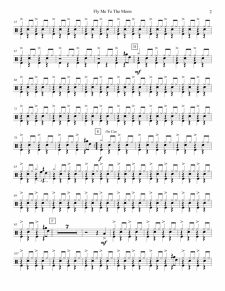 Fly Me To The Moon Strings Drum Set Page 2