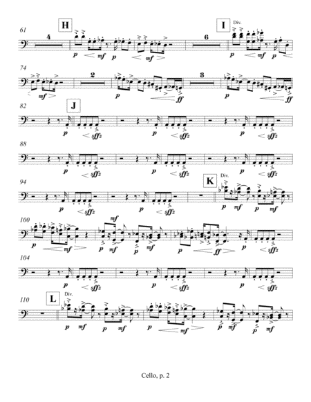 Focus On Grace A Concerto For Jazz Saxophone And Orchestra 2010 Cello Part Page 2