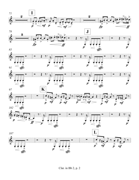 Focus On Grace A Concerto For Jazz Saxophone And Orchestra 2010 Clarinet 2 Page 2