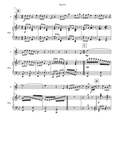 Folk Songs For Young Folks Vol 1 Clarinet And Piano Page 2