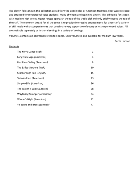 Folk Songs Vol 2 Mh Page 2