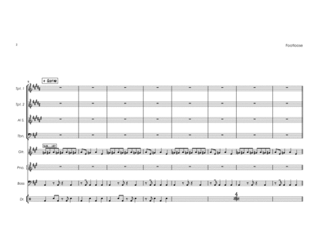 Footloose Vocal With Rhythm Section 2 3 Or 4 Horns Page 2