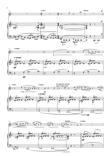 Footprints In The Snow Arranged For Flute Piano Page 2