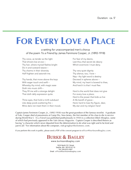 For Every Love A Place Page 2