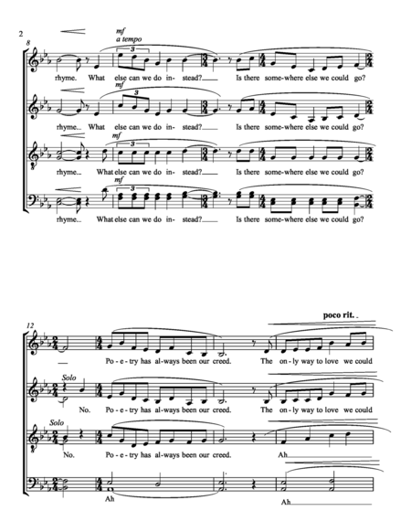 For Satb Music By Jennifer Tibbetts And Words By Thomas J Fallica Page 2