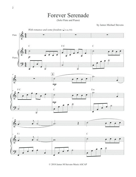 Forever Serenade Flute Piano Page 2