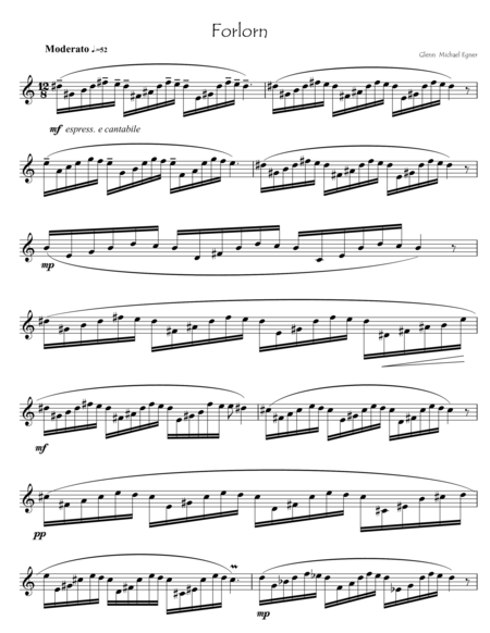 Forlorn For Solo Flute Page 2