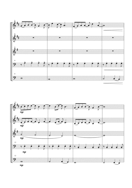 Forrest Gump Main Title Feather Theme For Brass Quintet Page 2