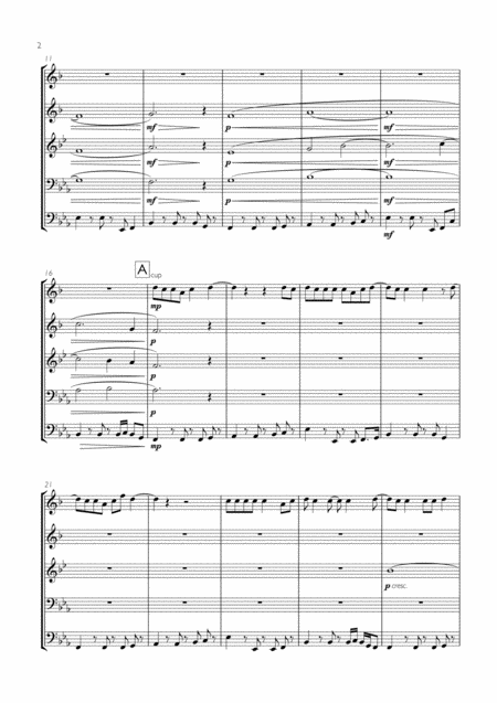 Foster The People Pumped Up Kicks For Brass Quintet Page 2