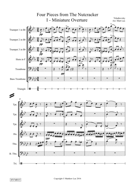 Four Pieces From The Nutcracker Brass Septet Page 2